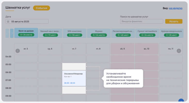 Модуль продажи услуг для отеля: как увеличить доход на 50%