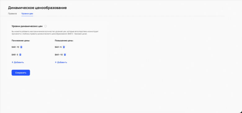 Динамическое ценообразование