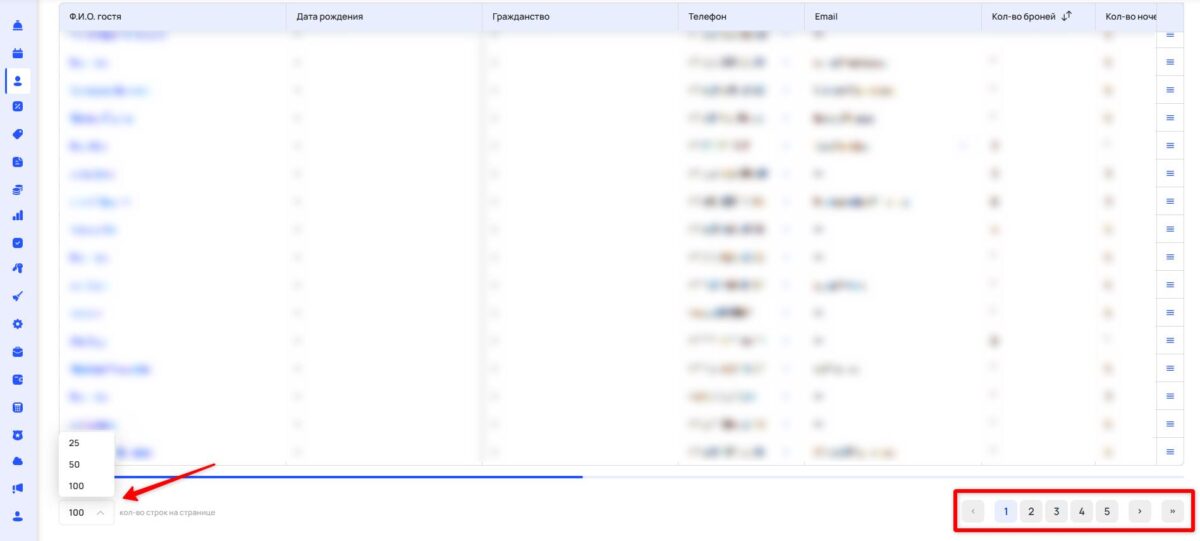 Профили и статусы гостей